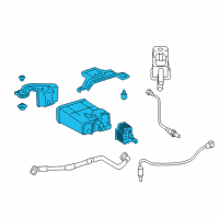 OEM 2012 Toyota Camry Vapor Canister Diagram - 77740-06220