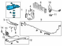 OEM Chevrolet Silverado Reservoir Diagram - 84836851