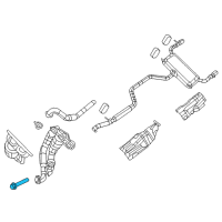 OEM Dodge Avenger Bolt-HEXAGON FLANGE Head Diagram - 6105055AA