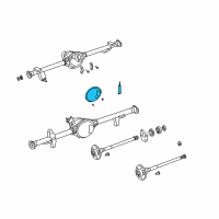 OEM 2018 Jeep Wrangler JK Cover-Differential Diagram - 5014821AA