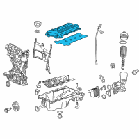 OEM Cadillac ELR Valve Cover Diagram - 25203036