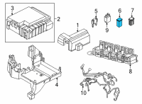 OEM 2018 Lincoln Navigator Maxi Fuse Diagram - GU5Z-14526-H