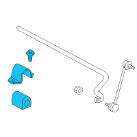 OEM Saturn LW2 Bushing, Front Stabilizer Shaft Diagram - 24416249