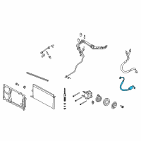 OEM Lincoln Navigator Discharge Line Diagram - 9L3Z-19972-C