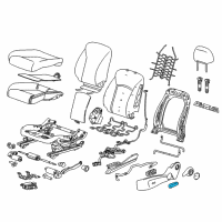 OEM Buick Verano Seat Switch Knob Diagram - 95966883