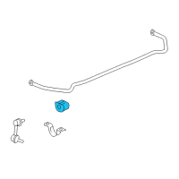 OEM Cadillac SRX Bushings Diagram - 25758596