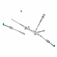 OEM 2020 Kia Niro EV End Assembly-Tie Rod, RH Diagram - 56825K4090