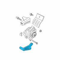 OEM 2004 Dodge Neon Bracket-Alternator Diagram - 4668445AA