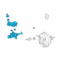 OEM 2014 Scion xB Master Cylinder Diagram - 47201-12A22