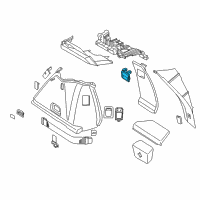 OEM 2015 BMW 550i GT Handle, Cover, Power Distribution Box Diagram - 51-47-7-265-244