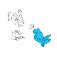 OEM 2010 Toyota 4Runner Rear Mount Diagram - 12371-75150