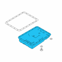 OEM Nissan Titan Pan Oil Diagram - 31390-EZ00A