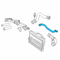 OEM 2001 BMW 740i Water Hose Assy Diagram - 11-53-1-711-381