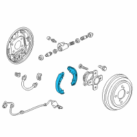 OEM 2016 Honda Fit SHOE, RR- BRAKE Diagram - 43153-SNA-A03