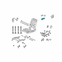 OEM Acura TLX Switch Assembly, Passenger Side (4 Way) Diagram - 81253-SDB-A71
