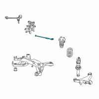 OEM 2001 Lincoln LS Adjust Link Diagram - 6W4Z-5B551-AA