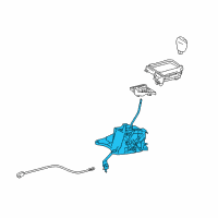 OEM Lexus LX570 Lever Assy, Shift, Lower Diagram - 33560-60231