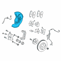 OEM Lexus UX200 Cover, Disc Brake Du Diagram - 47781-76010