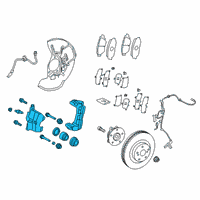 OEM 2020 Lexus UX250h Disc Cylinder Assembly Diagram - 47730-76010