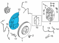 OEM 2022 BMW X6 PROTECTION PLATE Diagram - 34-10-8-074-294