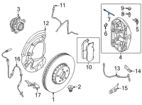 OEM 2021 BMW X6 Guide Pin Diagram - 34-11-7-845-749