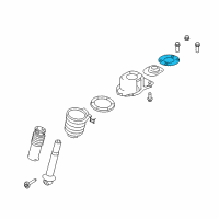 OEM Mercury Sable Bushing Upper Seal Diagram - 5F9Z-5586-ZA