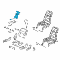 OEM Heater Complete Left, Front Back Diagram - 81524-TK8-305