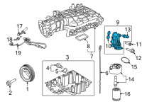 OEM 2021 Ford Transit-350 ADAPTOR - OIL FILTER Diagram - LK4Z-6881-A