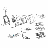 OEM 2017 Buick Cascada Lumbar Switch Diagram - 39187575