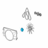 OEM 1992 Ford Bronco Fan Clutch Diagram - F2UZ-8A616-G