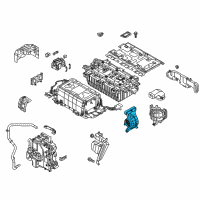 OEM Hyundai Blower Unit Assembly-Battery Cooling Diagram - 37580-E6510