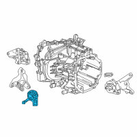 OEM Chevrolet Bolt EUV Rear Mount Diagram - 42749056