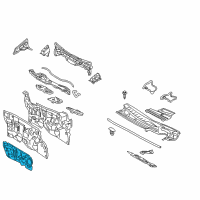 OEM 2016 Toyota Prius C Insulator Diagram - 55223-52130