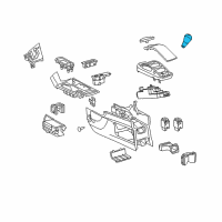 OEM Lexus RX450h Knob Sub-Assembly, Shift Diagram - 33504-30352-24