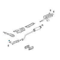 OEM 2002 Acura RSX Gasket, Exhaust Flexible Diagram - 18229-S6M-003
