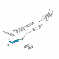 OEM 2006 Acura RSX Catalytic Converter Diagram - 18160-PND-S00