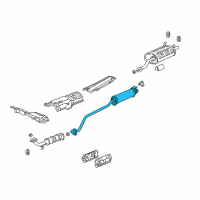 OEM Acura RSX Pipe B, Exhaust Diagram - 18220-S6M-A01