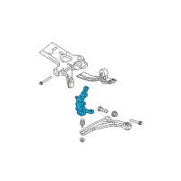 OEM 2013 Dodge Avenger Front Steering Knuckle Diagram - 5085887AF