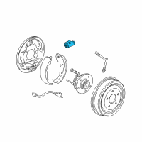 OEM 2002 Saturn Vue Cylinder Kit, Rear Brake Diagram - 22677636