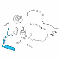 OEM 2010 Honda Accord Cooler, Power Steering Oil Diagram - 53765-TA0-A00