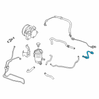 OEM 2010 Honda Accord Pipe A, Return Diagram - 53720-TA0-A00