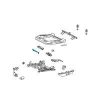 OEM 2007 Chrysler Crossfire Bracket Diagram - 5073888AA