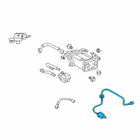 OEM 2014 Lexus IS350 Sensor, Oxygen Diagram - 89465-30730