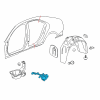 OEM 2015 Cadillac ATS Actuator Diagram - 84385563