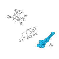 OEM 2010 Dodge Dakota Bracket-Transmission Mount Diagram - 52013584AC