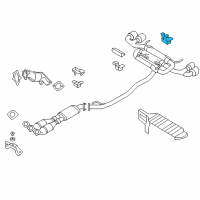 OEM 2020 Nissan GT-R Mounting-Exhaust Diagram - 20651-KB50A