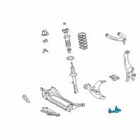 OEM 2009 Lexus IS F Front Lower Ball Joint Assembly, Right Diagram - 43330-39625