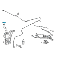 OEM 2016 Chrysler 200 Cap-Washer Reservoir Diagram - 68171077AA