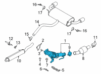 OEM Ford Escape CONVERTER ASY Diagram - LX6Z-5E212-C