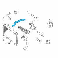 OEM Lexus ES300 Hose, Radiator Diagram - 16571-AA010